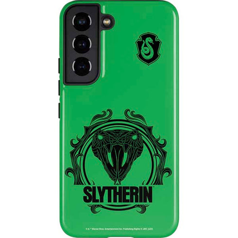 Wizarding Worlds Harry Potter Slytherin Illustration Galaxy S22 Pro Case