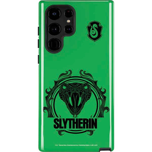 Wizarding Worlds Harry Potter Slytherin Illustration Galaxy S22 Ultra Pro Case