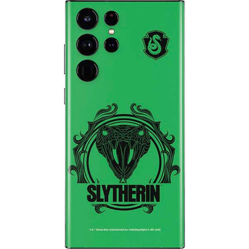 Wizarding Worlds Harry Potter Slytherin Illustration Galaxy S22 Ultra Skin