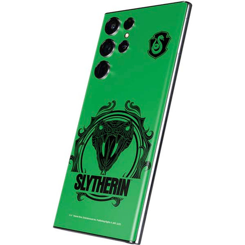 Wizarding Worlds Harry Potter Slytherin Illustration Galaxy S22 Ultra Skin