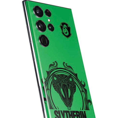 Wizarding Worlds Harry Potter Slytherin Illustration Galaxy S22 Ultra Skin