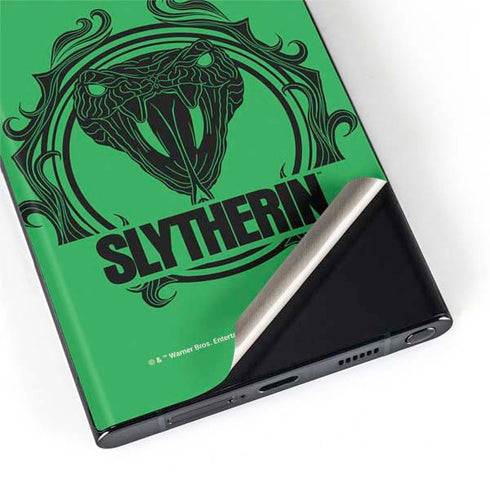 Wizarding Worlds Harry Potter Slytherin Illustration Galaxy S22 Ultra Skin