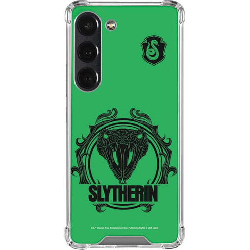 Wizarding Worlds Harry Potter Slytherin Illustration Galaxy S23 Clear Case