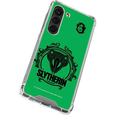 Wizarding Worlds Harry Potter Slytherin Illustration Galaxy S23 Clear Case