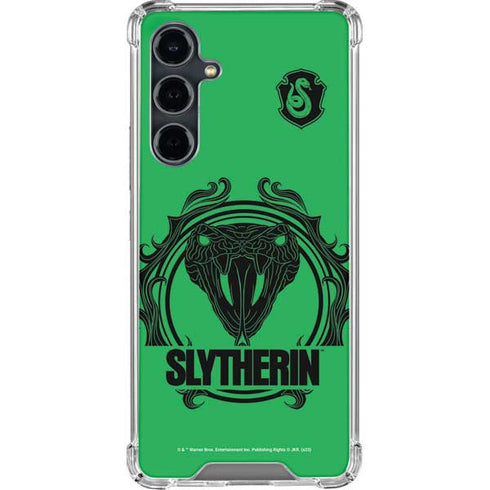 Wizarding Worlds Harry Potter Slytherin Illustration Galaxy S23 FE Clear Case