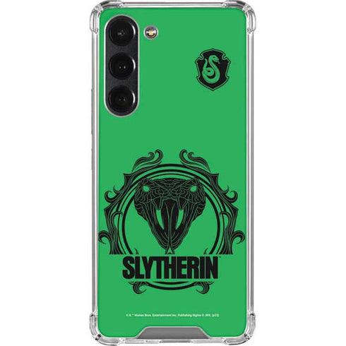 Wizarding Worlds Harry Potter Slytherin Illustration Galaxy S23 Plus Clear Case