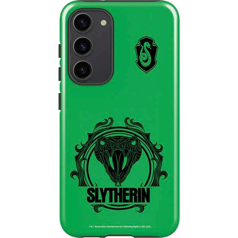 Wizarding Worlds Harry Potter Slytherin Illustration Galaxy S23 Plus Pro Case