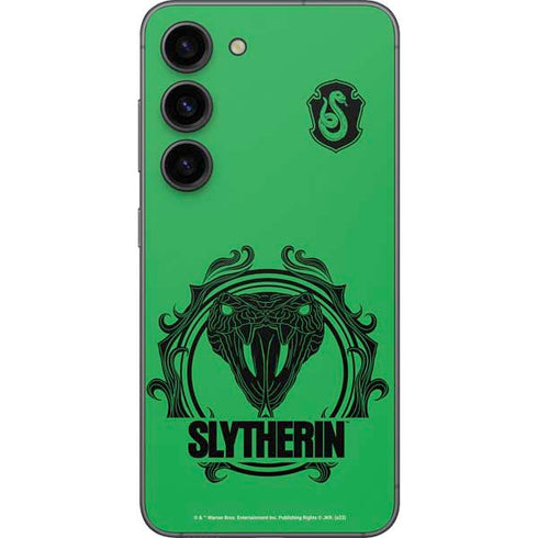 Wizarding Worlds Harry Potter Slytherin Illustration Galaxy S23 Skin