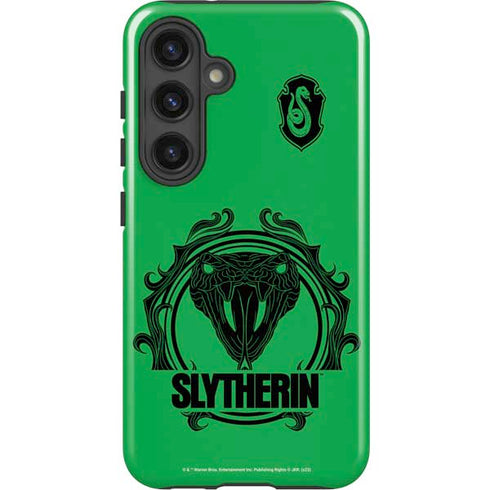Wizarding Worlds Harry Potter Slytherin Illustration Galaxy S24 Impact Case
