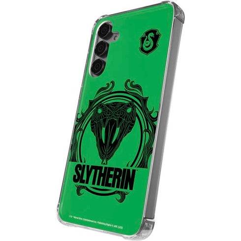 Wizarding Worlds Harry Potter Slytherin Illustration Galaxy S24 Plus Clear Case