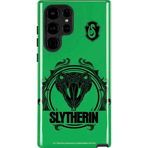 Wizarding Worlds Harry Potter Slytherin Illustration Galaxy S24 Ultra Impact Case