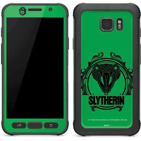 Wizarding Worlds Harry Potter Slytherin Illustration Galaxy S7 Active Skin