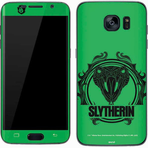 Wizarding Worlds Harry Potter Slytherin Illustration Galaxy S7 Skin
