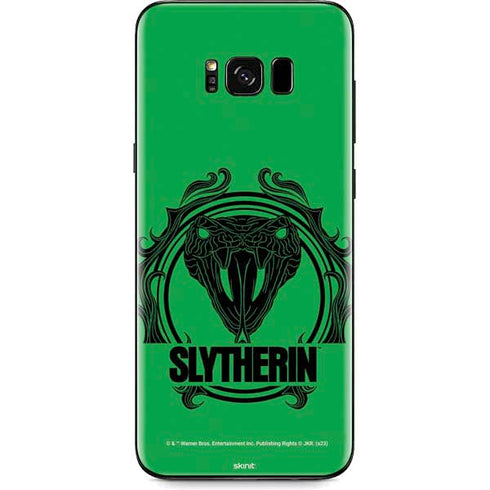 Wizarding Worlds Harry Potter Slytherin Illustration Galaxy S8 Plus Skin