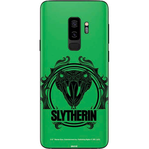Wizarding Worlds Harry Potter Slytherin Illustration Galaxy S9 Plus Skin