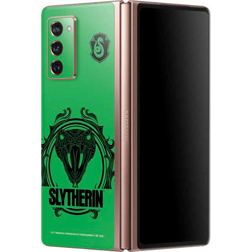 Wizarding Worlds Harry Potter Slytherin Illustration Galaxy Z Fold2 5G Skin