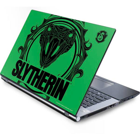 Wizarding Worlds Harry Potter Slytherin Illustration Generic Laptop Skin