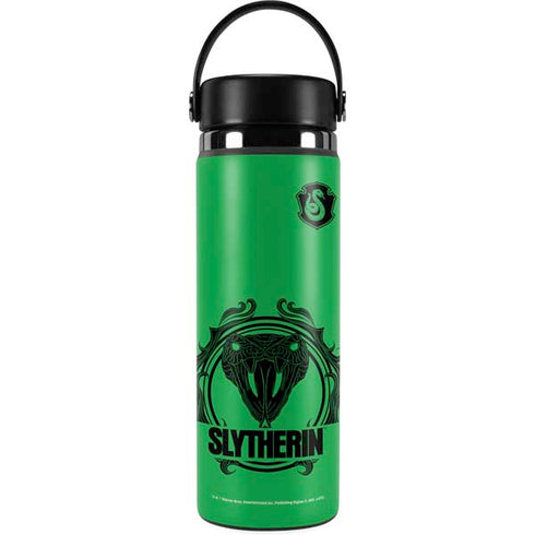 Wizarding Worlds Harry Potter Slytherin Illustration Hydro Flask 20oz Wide Mouth Skin