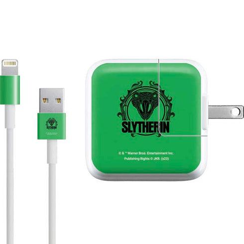 Wizarding Worlds Harry Potter Slytherin Illustration iPad Charger (10W USB) Skin