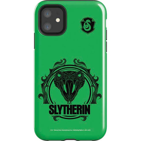 Wizarding Worlds Harry Potter Slytherin Illustration iPhone 11 Impact Case