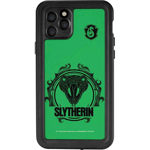 Wizarding Worlds Harry Potter Slytherin Illustration iPhone 11 Pro Waterproof Case