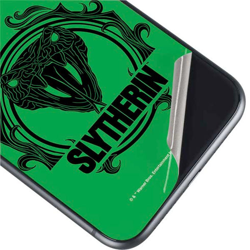 Wizarding Worlds Harry Potter Slytherin Illustration iPhone 11 Skin