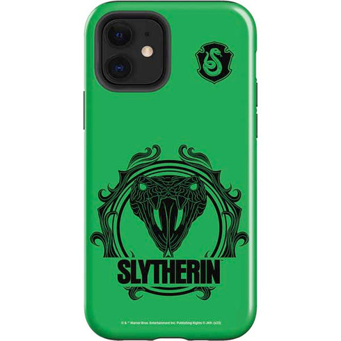 Wizarding Worlds Harry Potter Slytherin Illustration iPhone 12 Impact Case