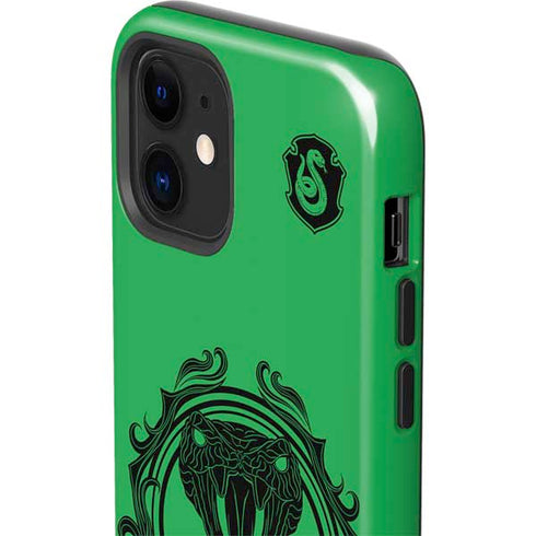 Wizarding Worlds Harry Potter Slytherin Illustration iPhone 12 Impact Case