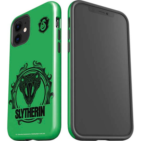Wizarding Worlds Harry Potter Slytherin Illustration iPhone 12 Impact Case