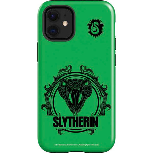 Wizarding Worlds Harry Potter Slytherin Illustration iPhone 12 Mini Impact Case