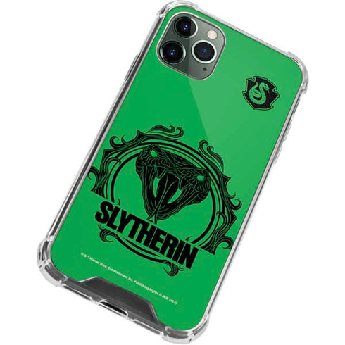 Wizarding Worlds Harry Potter Slytherin Illustration iPhone 12 Pro Clear Case