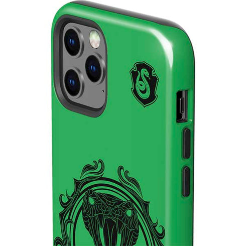 Wizarding Worlds Harry Potter Slytherin Illustration iPhone 12 Pro Impact Case