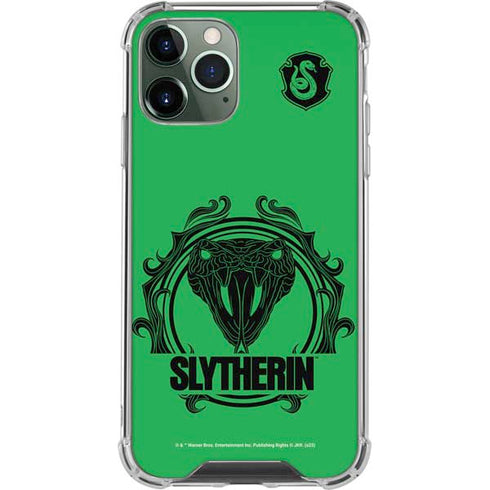 Wizarding Worlds Harry Potter Slytherin Illustration iPhone 12 Pro Max Clear Case