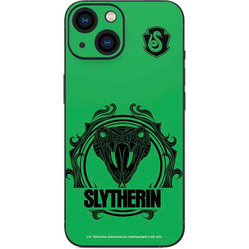 Wizarding Worlds Harry Potter Slytherin Illustration iPhone 13 Mini Skin