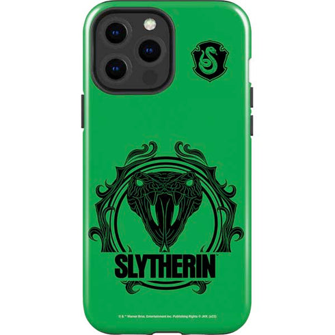 Wizarding Worlds Harry Potter Slytherin Illustration iPhone 13 Pro Max Impact Case