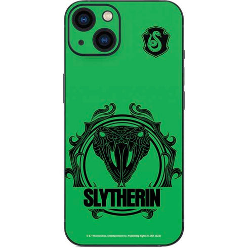 Wizarding Worlds Harry Potter Slytherin Illustration iPhone 13 Skin