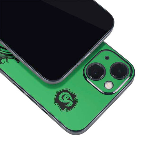 Wizarding Worlds Harry Potter Slytherin Illustration iPhone 15 Plus Skin