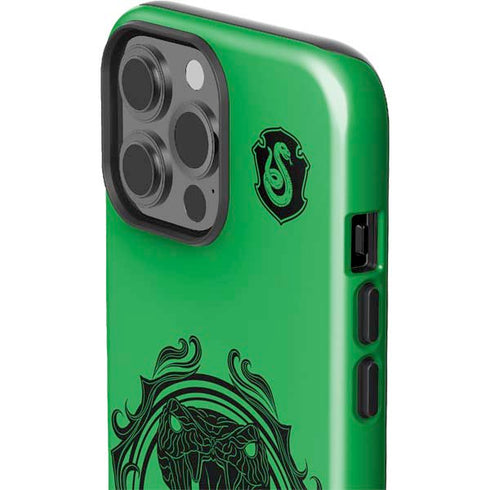 Wizarding Worlds Harry Potter Slytherin Illustration iPhone 15 Pro Max Impact Case