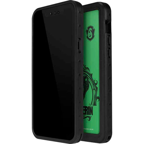 Wizarding Worlds Harry Potter Slytherin Illustration iPhone 14 Pro Max Waterproof Case