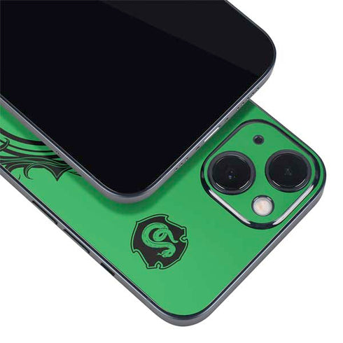 Wizarding Worlds Harry Potter Slytherin Illustration iPhone 15 Skin