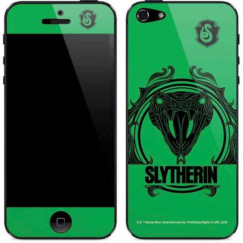 Wizarding Worlds Harry Potter Slytherin Illustration iPhone 5/5s/5SE Skin