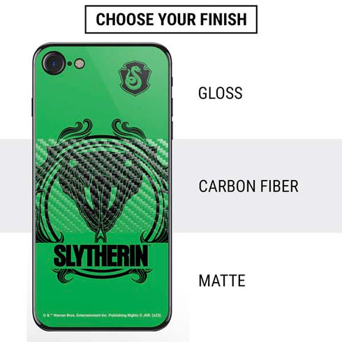 Wizarding Worlds Harry Potter Slytherin Illustration iPhone SE (2nd & 3rd Gen) Skin