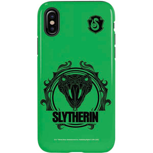 Wizarding Worlds Harry Potter Slytherin Illustration iPhone X Pro Case
