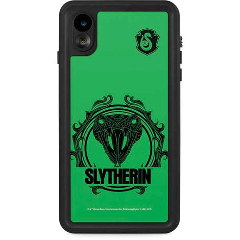 Wizarding Worlds Harry Potter Slytherin Illustration iPhone XR Waterproof Case