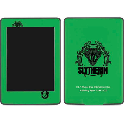 Wizarding Worlds Harry Potter Slytherin Illustration Amazon Kindle Skin
