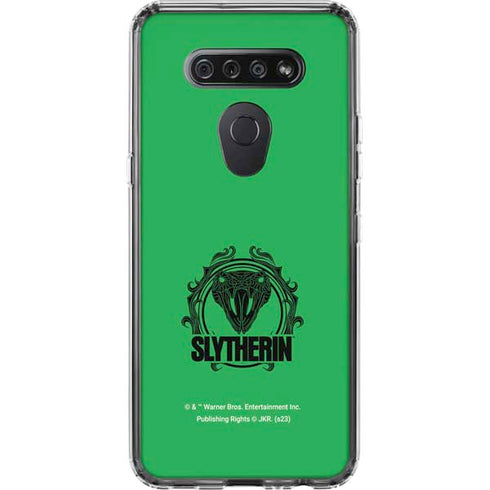 Wizarding Worlds Harry Potter Slytherin Illustration LG K51/Q51 Clear Case