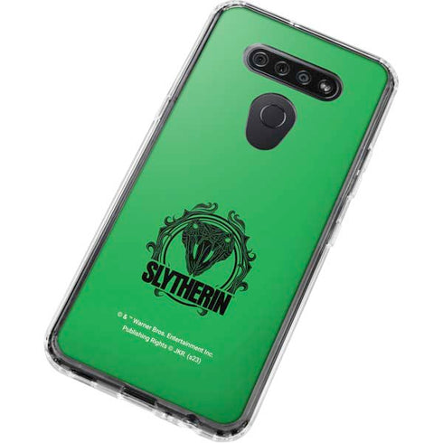 Wizarding Worlds Harry Potter Slytherin Illustration LG K51/Q51 Clear Case