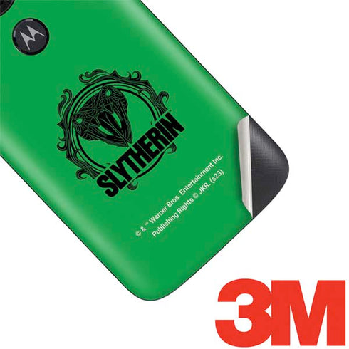 Wizarding Worlds Harry Potter Slytherin Illustration Moto E5 Play Skin