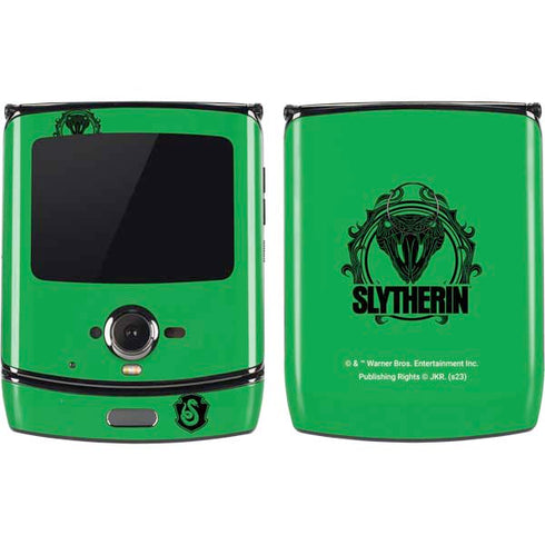 Wizarding Worlds Harry Potter Slytherin Illustration Motorola RAZR Skin