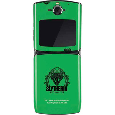 Wizarding Worlds Harry Potter Slytherin Illustration Motorola RAZR Skin